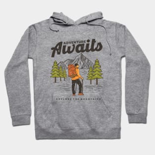 Adventure awaits Hoodie